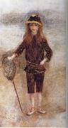 Pierre Renoir The Little Fisher Girl(Marthe Berard) France oil painting artist